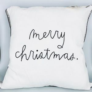 Rae Dunn Merry Christmas Pillow